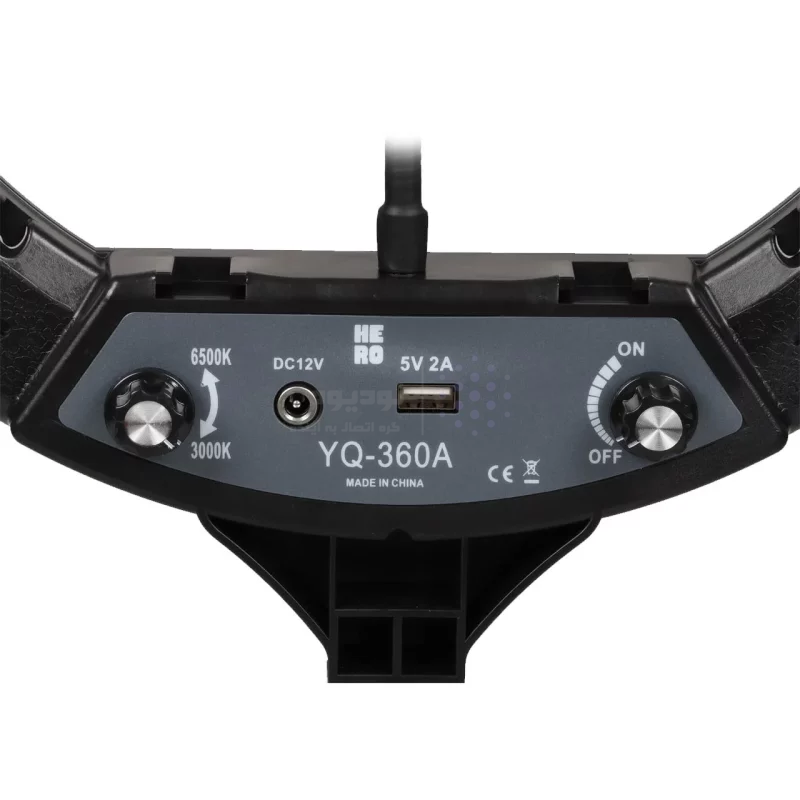 رینگ لایت 14 اینچ Hero مدل YQ-360A (بدون پایه) - تصویر 4