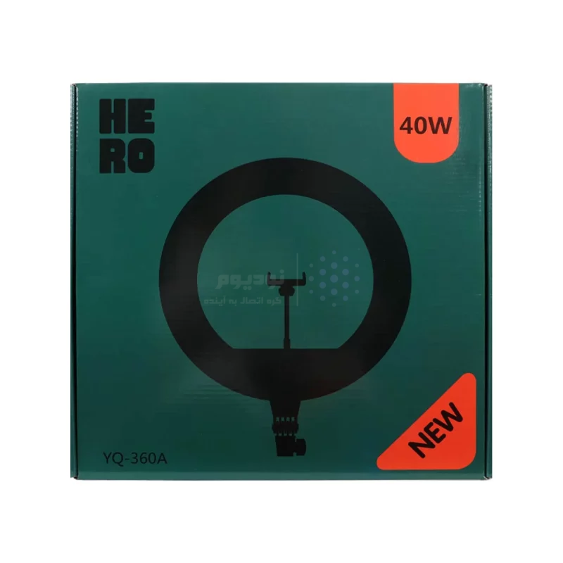 رینگ لایت 14 اینچ Hero مدل YQ-360A (بدون پایه) - تصویر 8