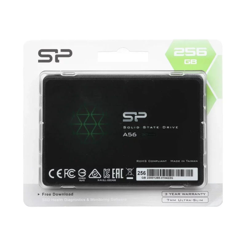 هارد Silicon Power SSD مدل A56 ظرفیت 256GB - مشکی - تصویر 2