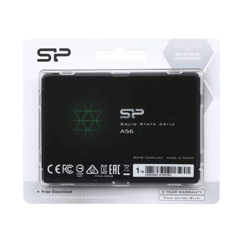 هارد Silicon Power SSD مدل A56 ظرفیت 1TB - مشکی - تصویر 2