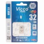 (گارانتی مادام‌العمر رایانه نوین سگال) نقره ای Vicco man VC390 S USB3.0 Flash Memory - 32GB
