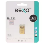BEXO B-321 USB2.0 Flash Memory - 16GB (گارانتی داده پردازی آواتک) طلایی