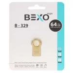BEXO B-329 USB2.0 Flash Memory - 64GB (گارانتی داده پردازی آواتک) طلایی