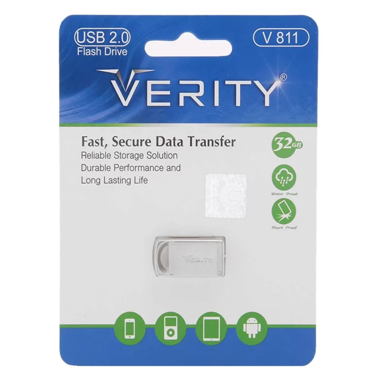 Verity V811 USB2.0 Flash Memory-32GB (گارانتی آسان سرویس) - تصویر 2