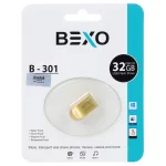 BEXO B-301 USB2.0 Flash Memory-32GB (گارانتی داده پردازی آواتک) طلایی