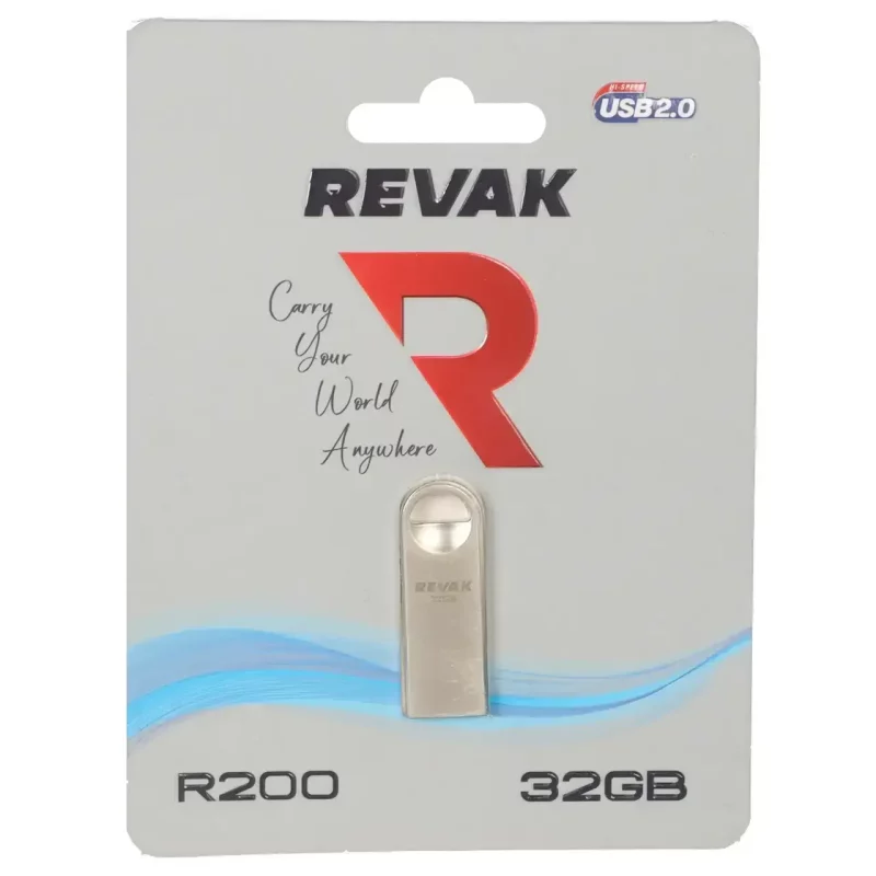 REVAK R200 USB2.0 Flash Memory - 32GB - نقره ای - تصویر 2