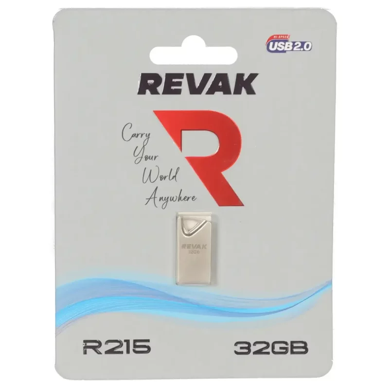 REVAK R215 USB2.0 Flash Memory - 32GB - نقره ای - تصویر 2