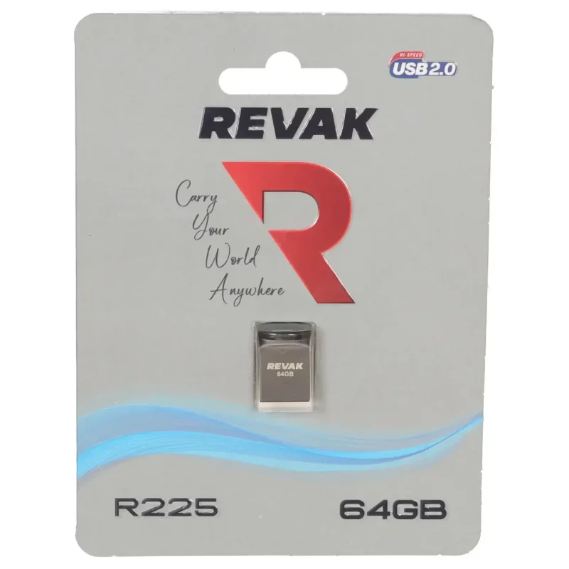 REVAK R225 USB2.0 Flash Memory - 64GB - مشکی - تصویر 2
