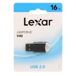 Lexar JUMPDRIVE V40 USB2.0 Flash Memory-16GB-(گارانتی سورین) مشکی
