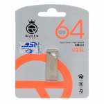 Queen STEEL USB2.0 Flash Memory - 64GB نقره ای (گارانتی مادام العمر شرکت آی تین)