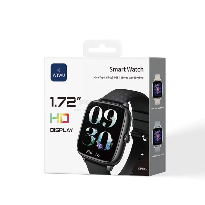 ساعت هوشمند Wiwu Smart Watch مدل SW06 - مشکی (گارانتی شش ماهه شرکتی) - تصویر 4