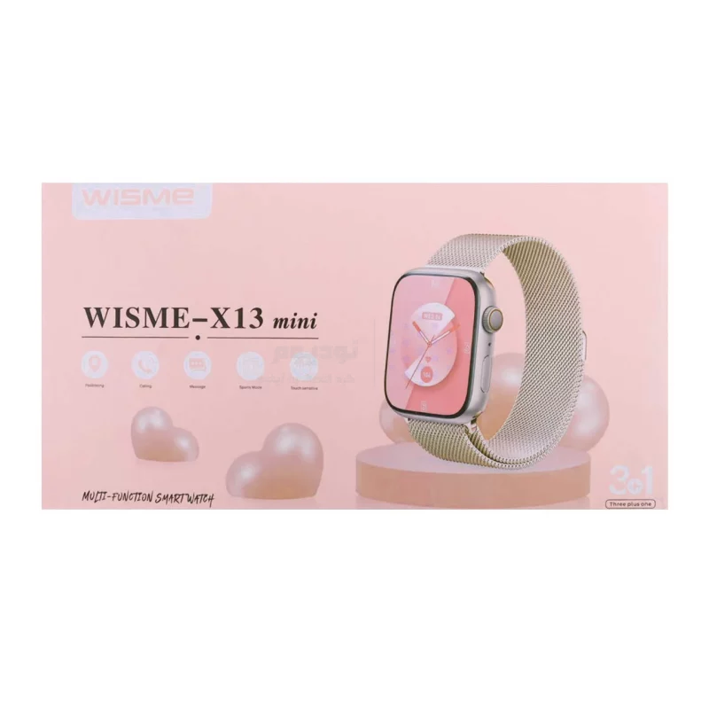 پک ساعت هوشمند WISME مدل WISME-X13 mini - مشکی - DST (گارانتی شش ماهه) - تصویر 5