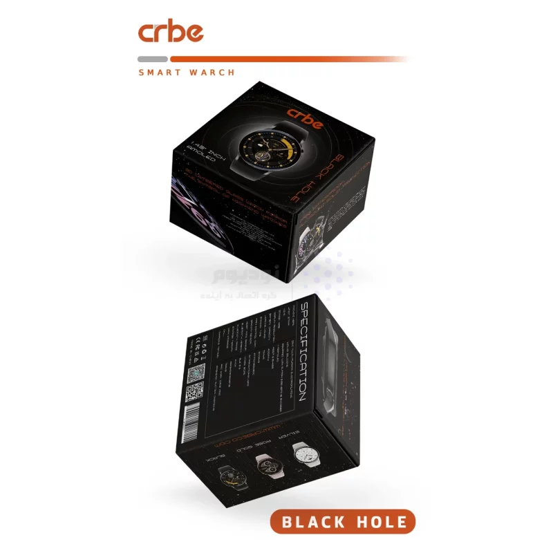ساعت هوشمند Crbe مدل Black Hole - مشکی (گارانتی یکساله PMC) - تصویر 8