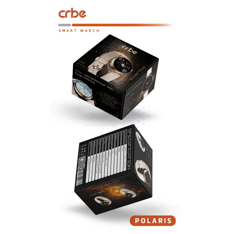 ساعت هوشمند Crbe مدل Polaris - طلایی (گارانتی یکساله PMC) - تصویر 4