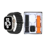 پک ساعت هوشمند و ایرفون بی سیم teket مدل TX10 Max Ultra3 - نقره ای