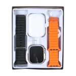 پک ساعت هوشمند و ایرفون بی سیم teket مدل TX10 Max Ultra3 - نقره ای - تصویر 5