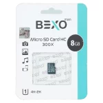 BEXO 300X microSDHC UHS-I Class10-45MB/s - 8GB (گارانتی داده پردازی آواتک) - مشکی