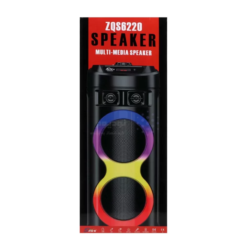 اسپیکر 20W بی سیم SinG-e مدل ZQS-6220 - مشکی - تصویر 7