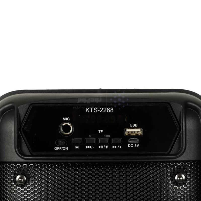 اسپیکر 20W بی سیم BIG SOUND مدل KTS-2268 - مشکی - تصویر 3