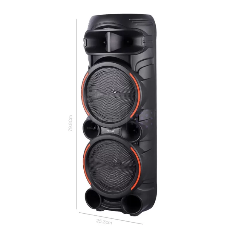 اسپیکر 30W بی سیم BIG SOUND مدل KTS-2058 - مشکی - تصویر 8