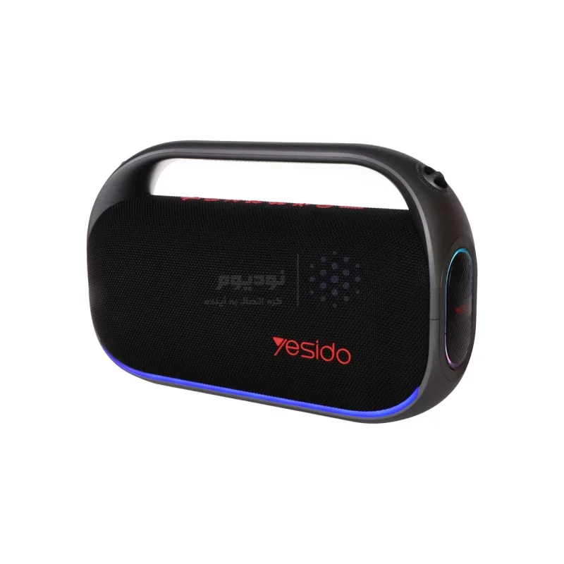 اسپیکر بلوتوثی شارژی 80 وات Yesido مدل YSW31 با نورپردازی RGB - مشکی (گارانتی 18 ماه تعویض نیکان همراه) - تصویر 4