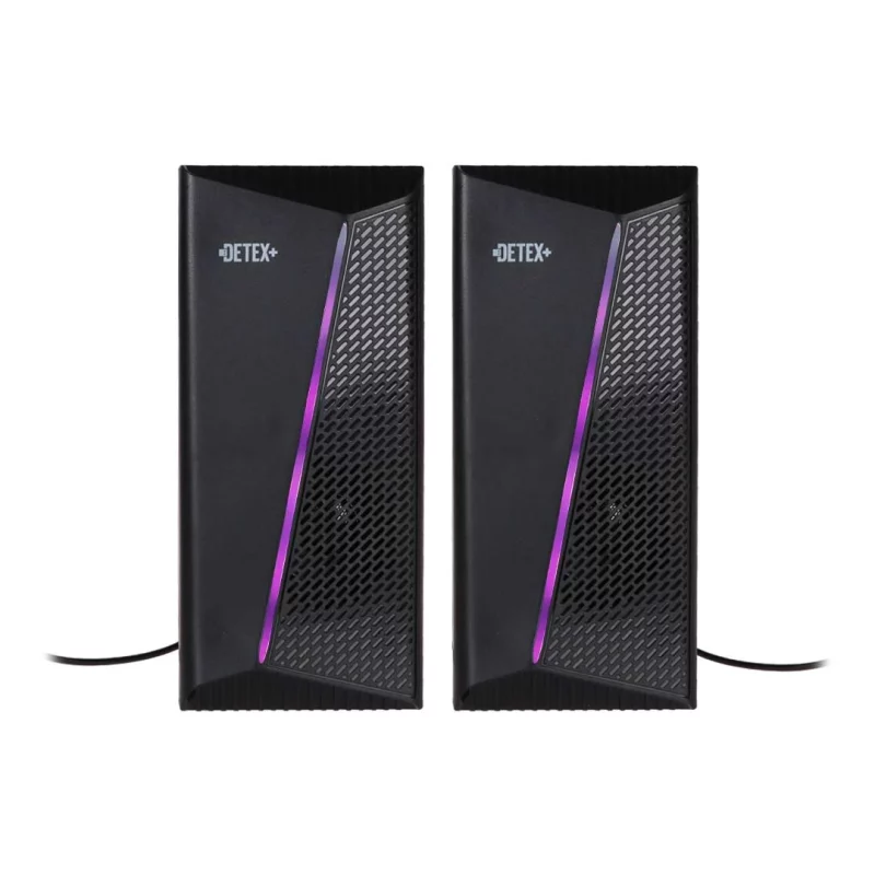 اسپیکر دوتکه رومیزی +DETEX مدل DS917 - مشکی - تصویر 2