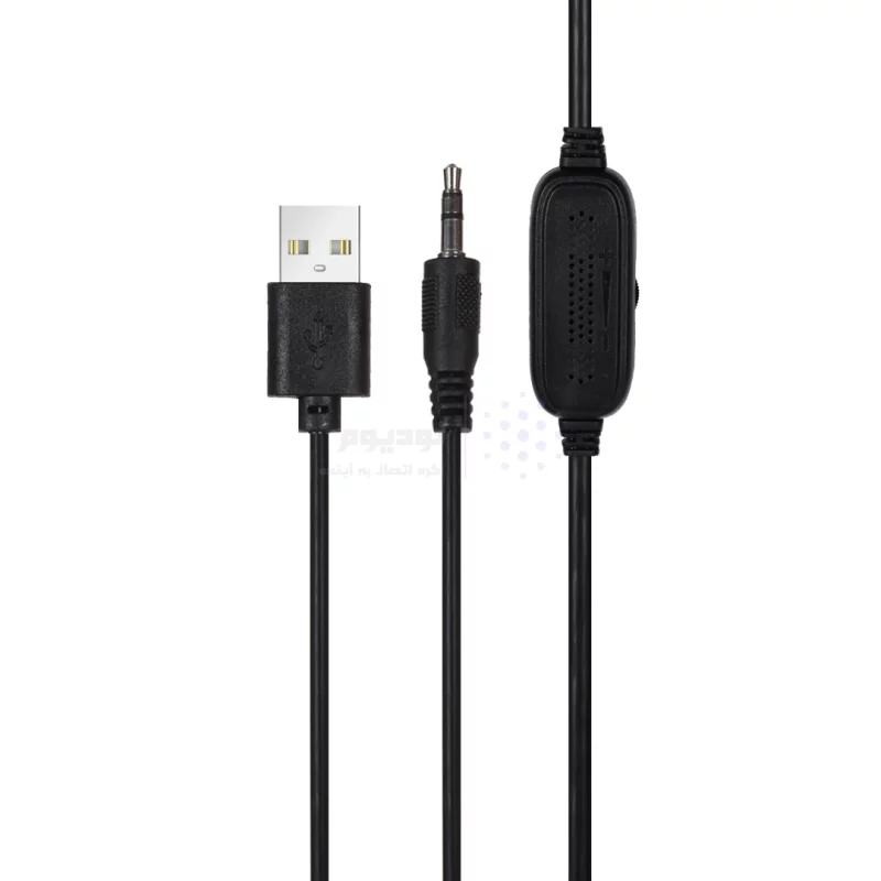 اسپیکر دوتکه رومیزی +DETEX مدل DS917 - مشکی - تصویر 5