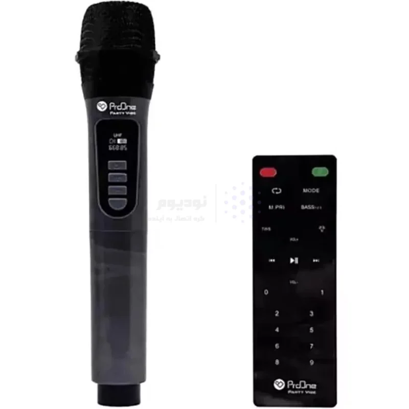 اسپیکر بی سیم شارژی و قابل حمل 80 وات ProOne مدل Party Vibe PSB4976 - مشکی - تصویر 3