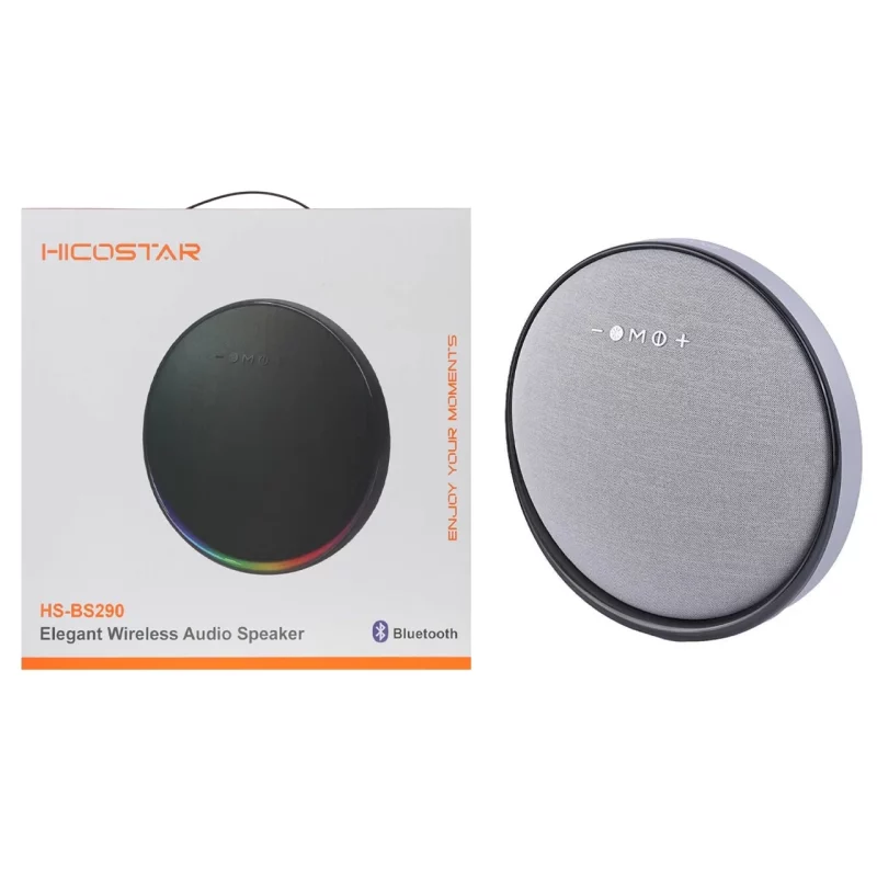 اسپیکر بی سیم Hicostar مدل HS-BS290 40W - خاکستری - تصویر 2