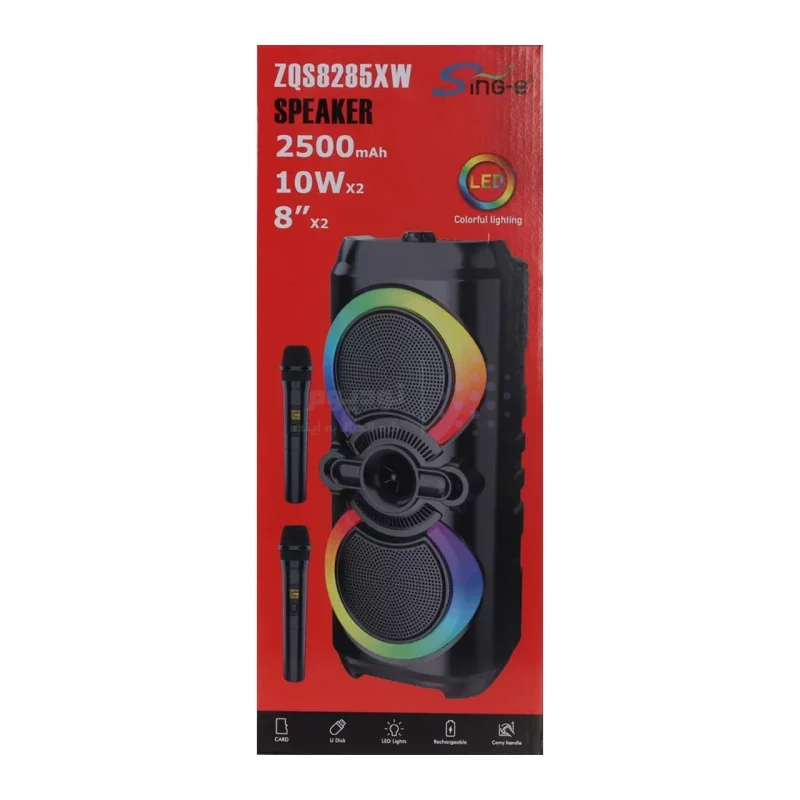 اسپیکر 20W بی سیم Sing-e مدل ZQS8285XW - مشکی - تصویر 7