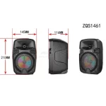 اسپیکر بی سیم Sing-e مدل ZQS1461S - مشکی - تصویر 7