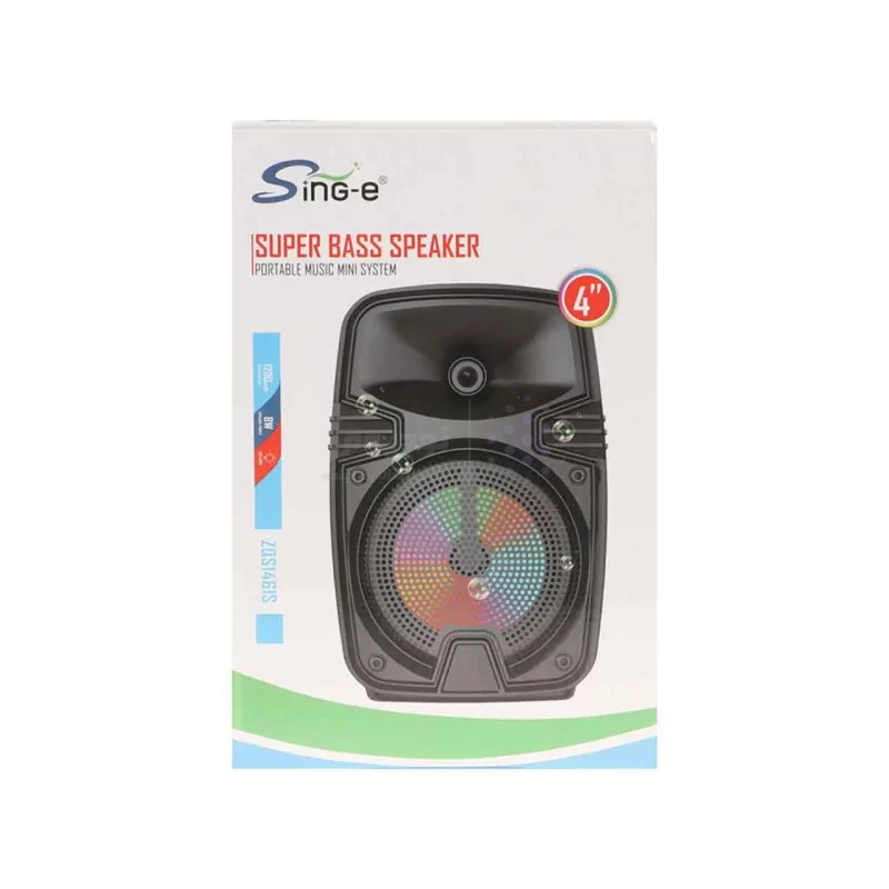 اسپیکر بی سیم Sing-e مدل ZQS1461S - مشکی - تصویر 8
