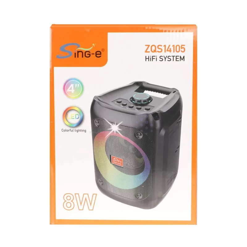 اسپیکر بی سیم Sing-e مدل ZQS14105 - مشکی - تصویر 7