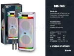 اسپیکر 60W بی سیم Brodu مدل BTS-2407 - مشکی - تصویر 7