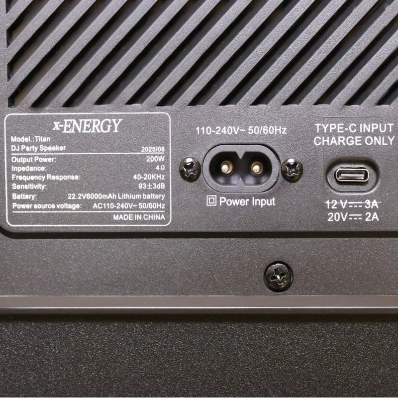 اسپیکر بی سیم X-Energy مدل Titan Party Box - مشکی (گارانتی IPM) - تصویر 10