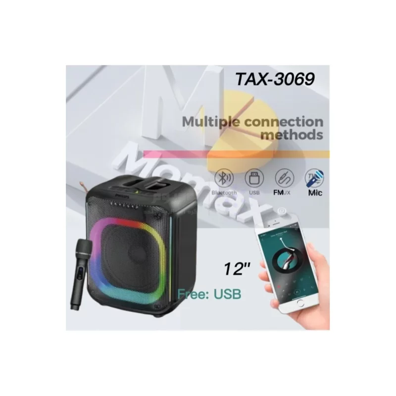 اسپیکر بی سیم Philips مدل TAX3069 - مشکی - تصویر 5