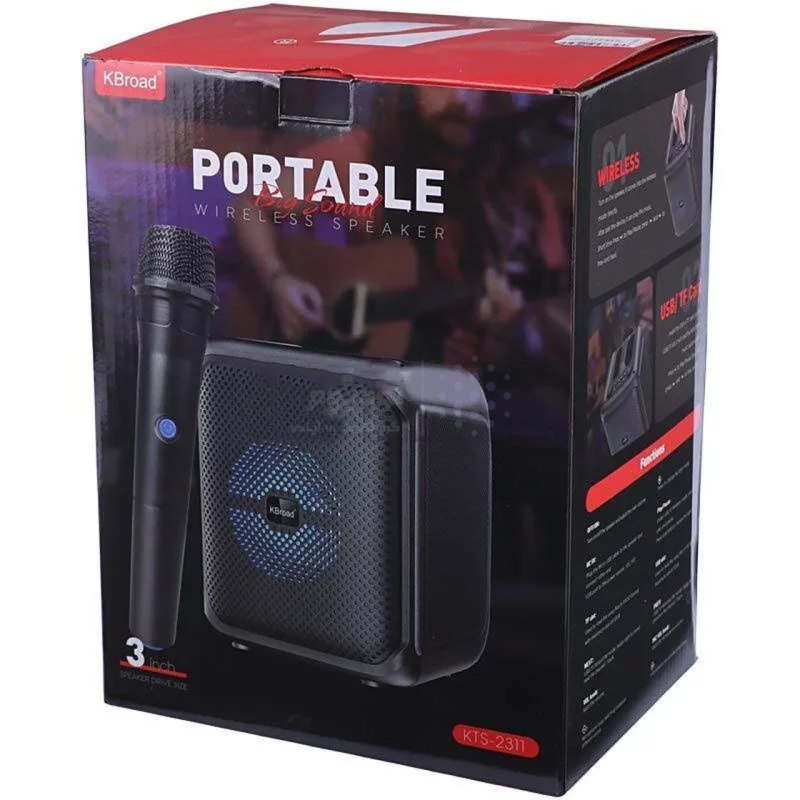 اسپیکر رادیو BIG SOUND مدل KTS-2311 - مشکی - TCO - تصویر 8