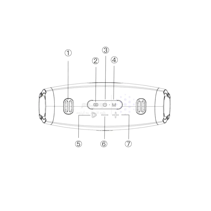 اسپیکر بی سیم VIPLATINA مدل VSW11 - مشکی (گارانتی 18 ماهه تعویض نیکان همراه) - تصویر 4