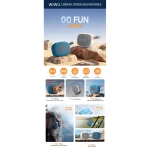 اسپیکر بی سیم Wiwu مدل GO FUN H1 - آبی (گارانتی شش ماهه شرکتی) - تصویر 6