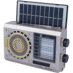 اسپیکر رادیو BIG SOUND مدل KTF-1481 - بژ - TCO (دارای چراغ قوه و پنل خورشیدی)