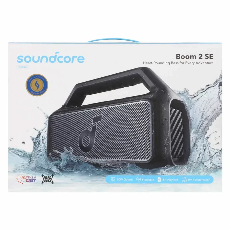 اسپیکر بی سیم Anker مدل BOOM 2 SE A3148Z11 - مشکی (گارانتی 18 ماهه شرکتی) - تصویر 2