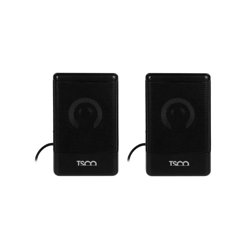 اسپیکر رومیزی (دسکتاپ) دو تکه TSCO مدل TS 2058 - مشکی RGB دار - تصویر 2