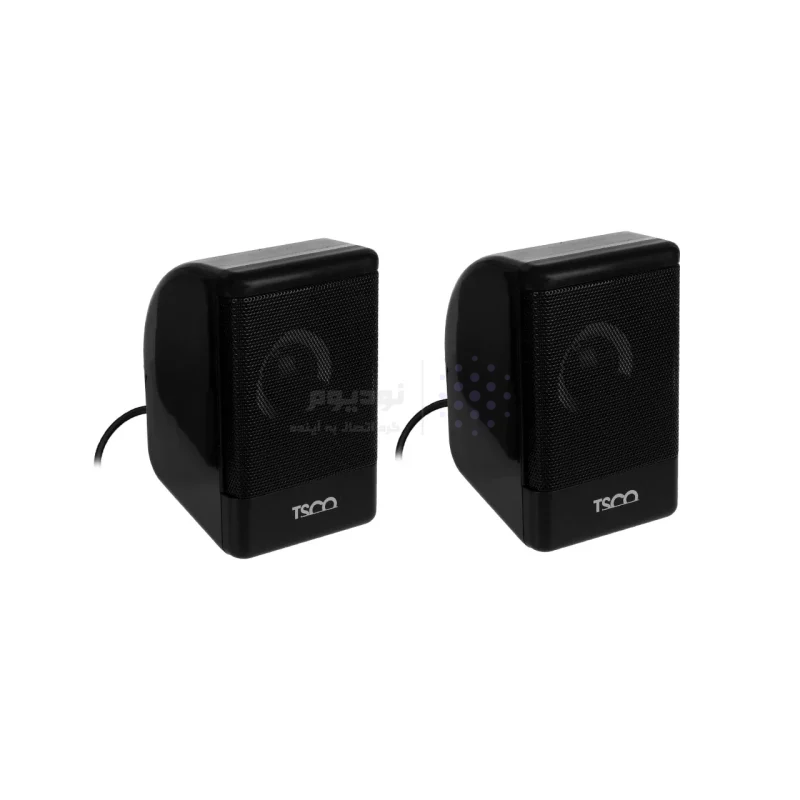 اسپیکر رومیزی (دسکتاپ) دو تکه TSCO مدل TS 2058 - مشکی RGB دار - تصویر 3