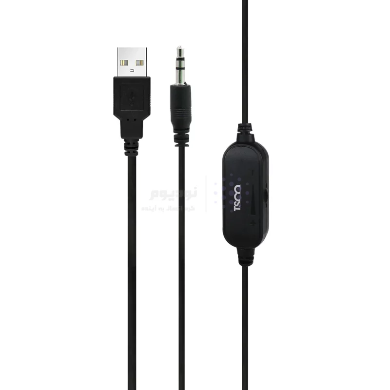 اسپیکر رومیزی (دسکتاپ) دو تکه TSCO مدل TS 2058 - مشکی RGB دار - تصویر 7
