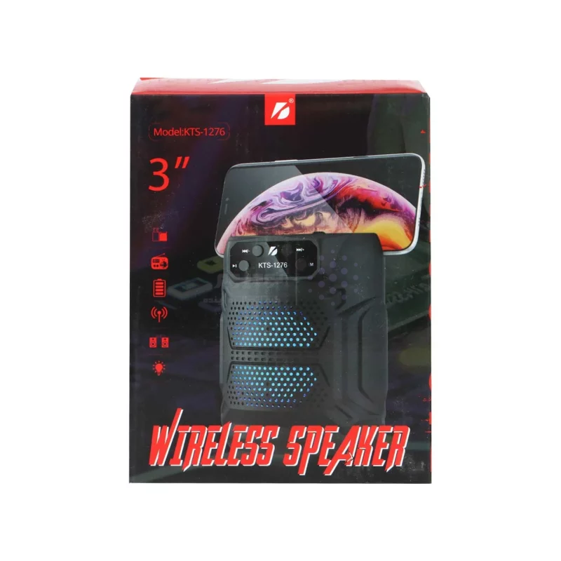 اسپیکر بی سیم BIG SOUND مدل KTS-1276 - مشکی - تصویر 9