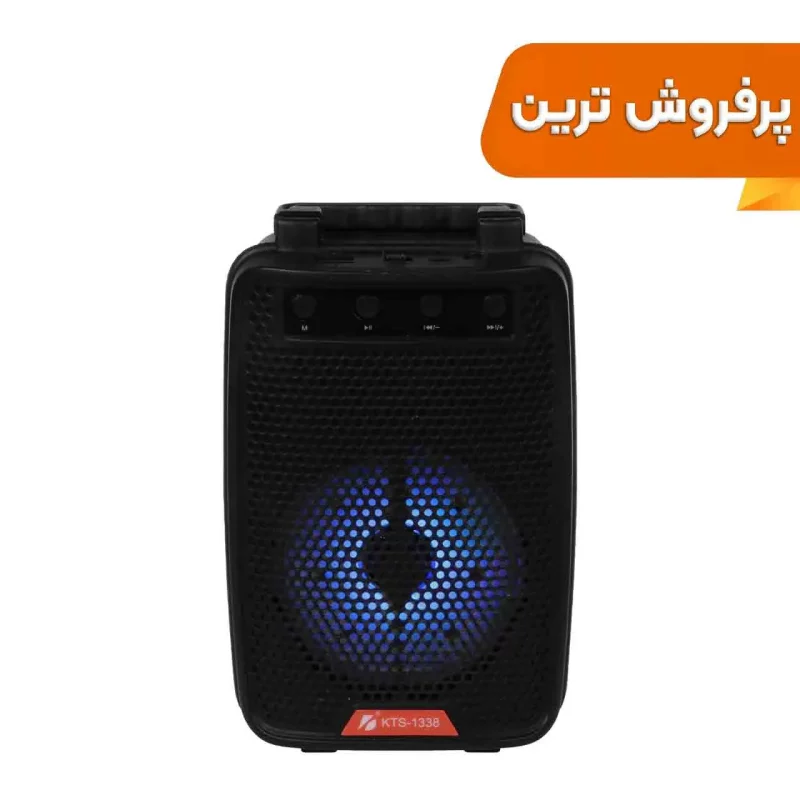 اسپیکر5W بی سیم BIG SOUND مدل KTS-1338 - مشکی - تصویر 2