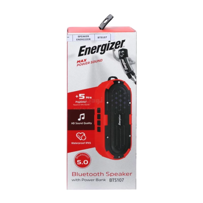 اسپیکر بلوتوثی Energizer مدل BTS107 - مشکی - تصویر 11