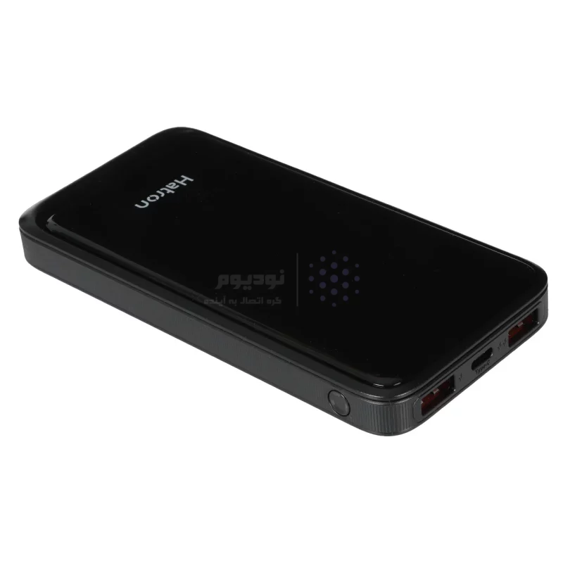 پاوربانک (PD و فست شارژ) Hatron 10000mAh مدل HPB1055G 22.5W - مشکی - تصویر 5