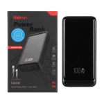 پاوربانک (PD و فست شارژ) Hatron 20000mAh مدل HPB2055G 100W - مشکی
