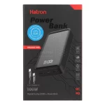 پاوربانک (PD و فست شارژ) Hatron 20000mAh مدل HPB2055G 100W - مشکی - تصویر 4
